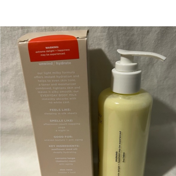 NIB BY/ROSIE JANE Chill the F*ck Out Everyday Body Milk. 5oz. Toner Moisturizer - Picture 4 of 11